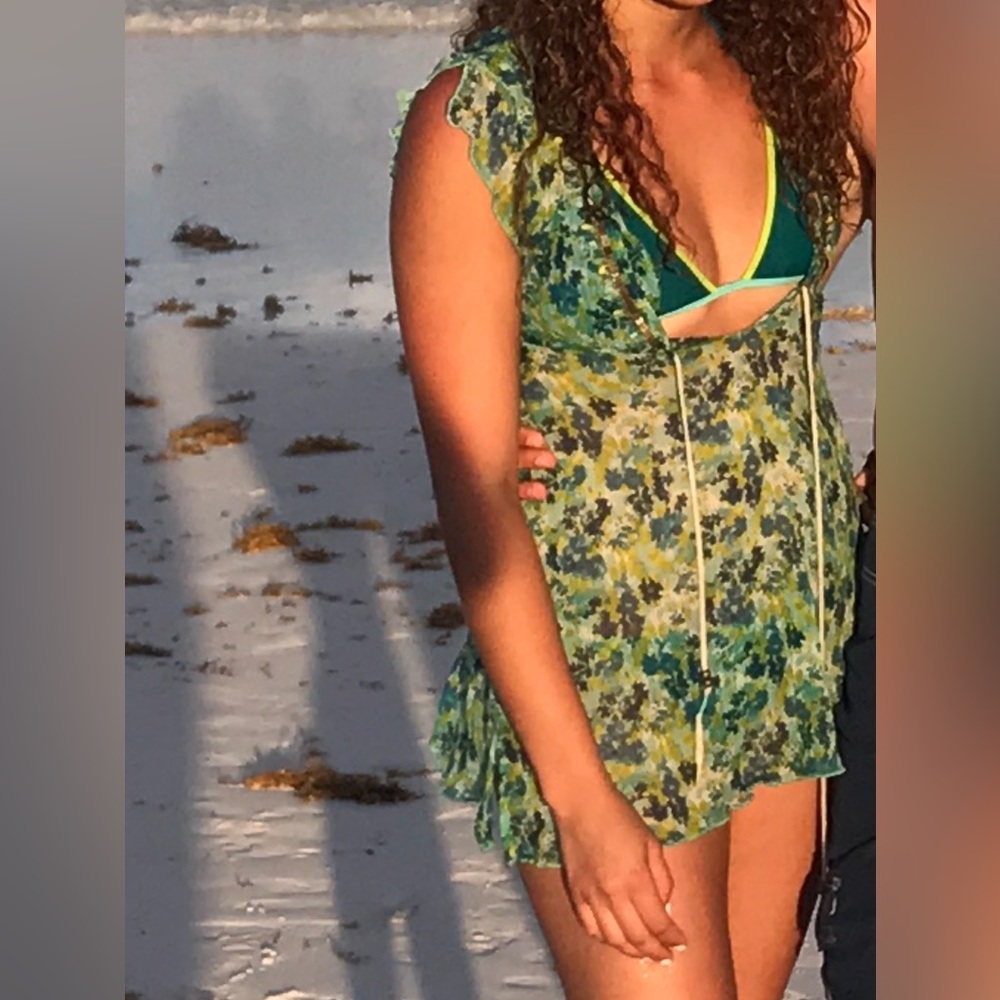 Beautiful Beaded Swim Cover Up